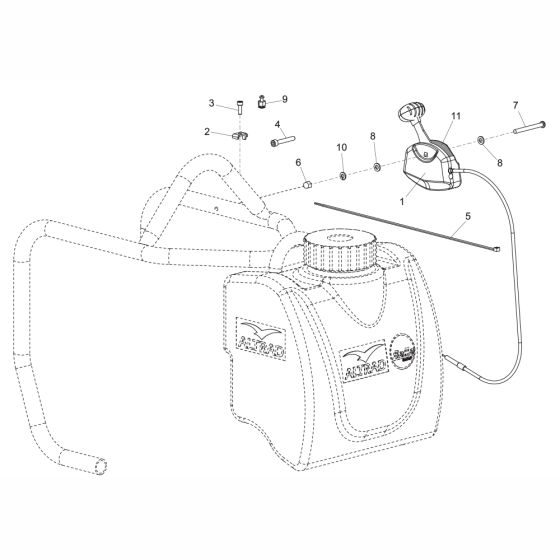 Throttle Assembly for Belle PCX20A