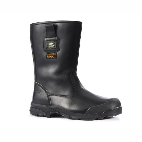 Rock Fall RF040 Manitoba 100% Non-Metallic Rigger S/Boot Blk UK Sizes  05-13