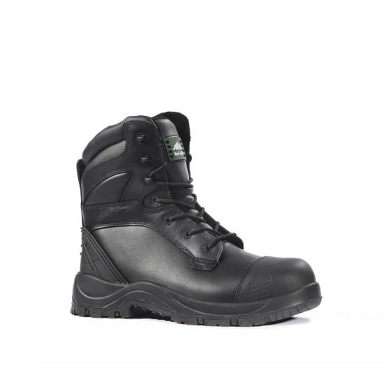 Rock Fall RF470 Clay High Leg W/proof F/Glass Toecap Safety Boot Blk UK 3-15