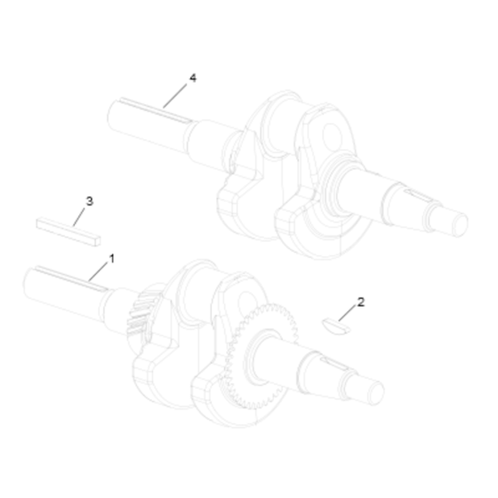 CrankShaft for Kohler RH265 Engines