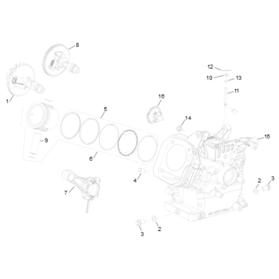 CrankCase for Kohler RH265 Engines