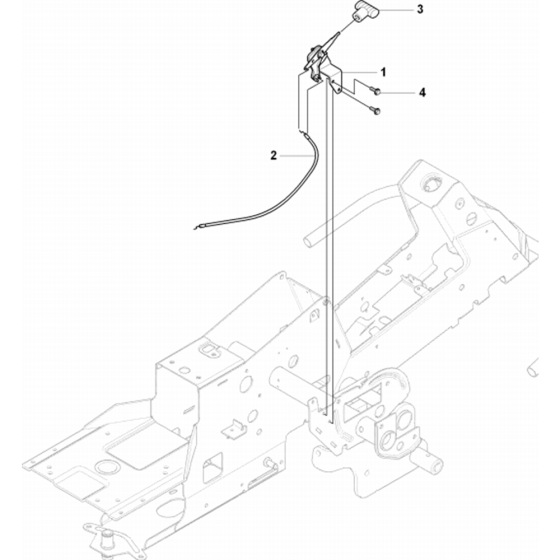 Controls Assembly for Husqvarna Rider 155 Ride on Mowers