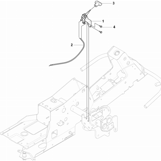 Controls Assembly for Husqvarna Rider 155 AWD Ride on Mowers