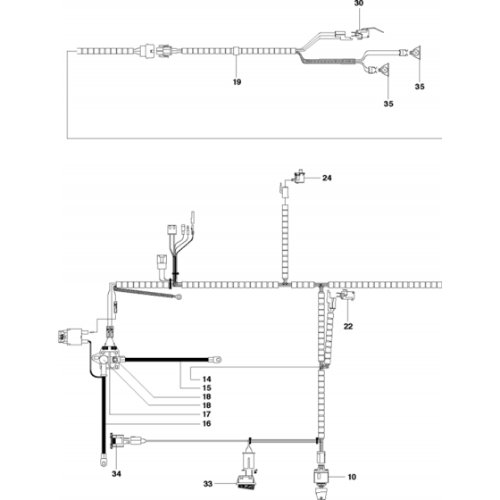 Electrical-1 Assembly for Husqvarna Rider 15 T Ride on Mowers