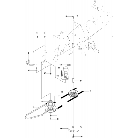 Transmission Assembly for Husqvarna Rider 18 AWD Ride on Mowers