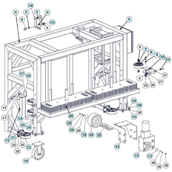 Frame Assembly for Husqvarna