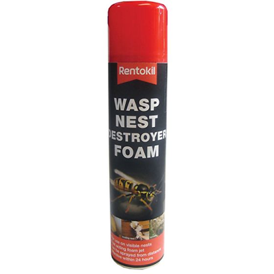 Wasp Nest Destroy Foam Aerosol 300ml by Rentokil - PSW97