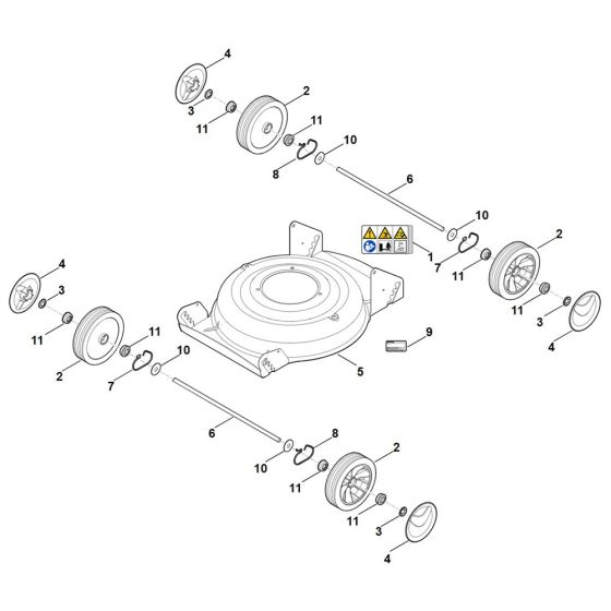 Stihl RM 2.1 R Mower Chassis