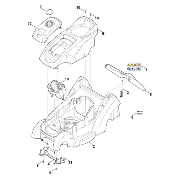 Stihl RMA 239.1 C Housing