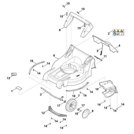 Front Axel Housing for Stihl