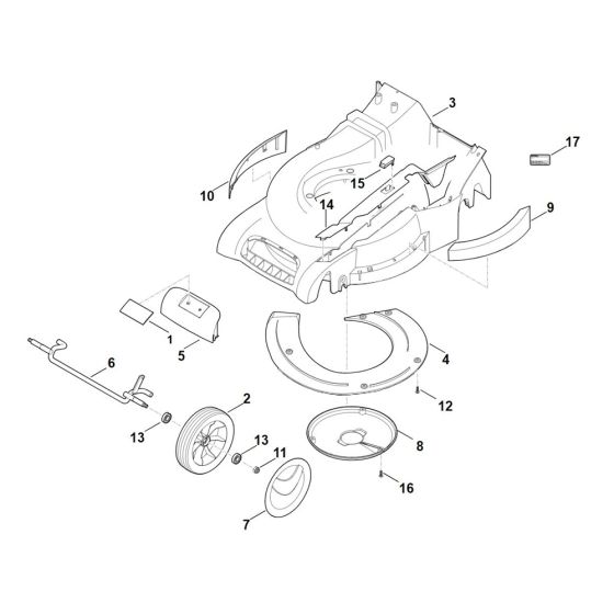 Front Axle Housing for Stihl