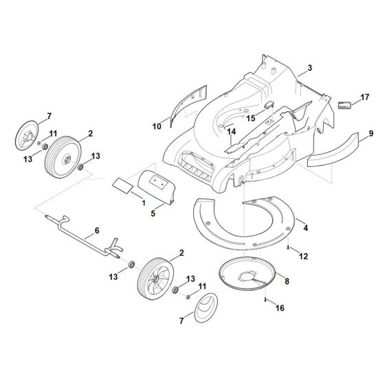 Front Axle Housing for Stihl
