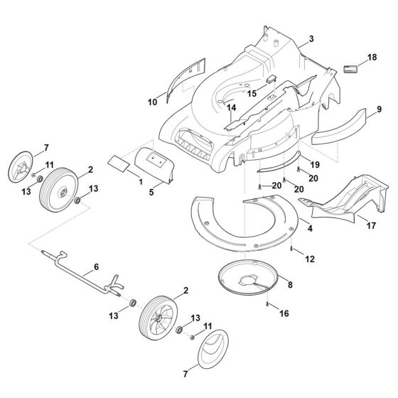 Front Axle Housing for Stihl