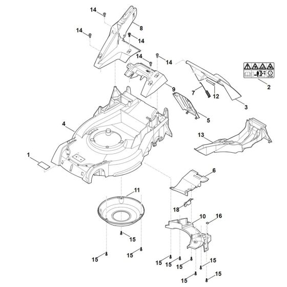 Stihl RM 650.0 VE Mower Housing