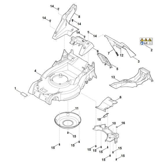 Stihl RM 650.1 VE Housing