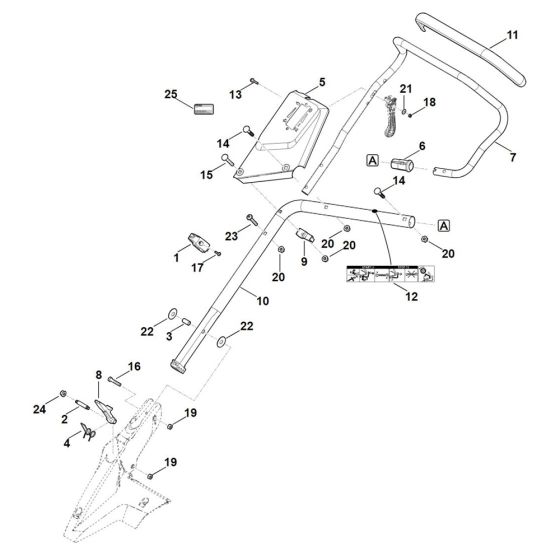 Handle Lower Part for Stihl