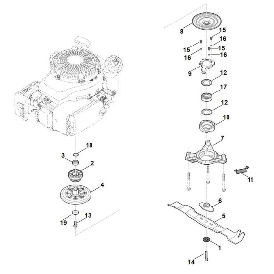 Blade & Clutch for Stihl Mower