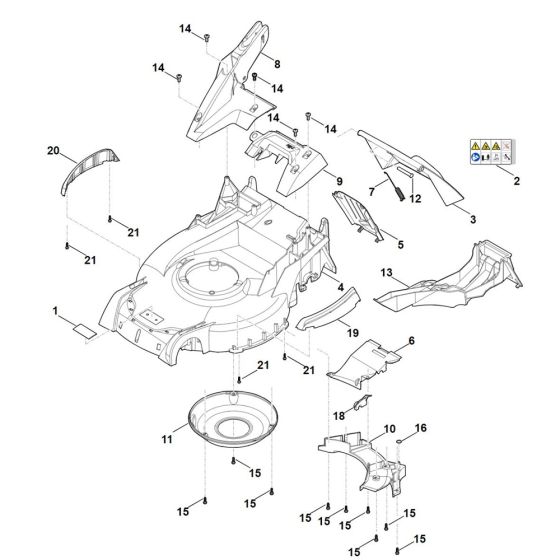 Stihl RM 655.1 VS Housing