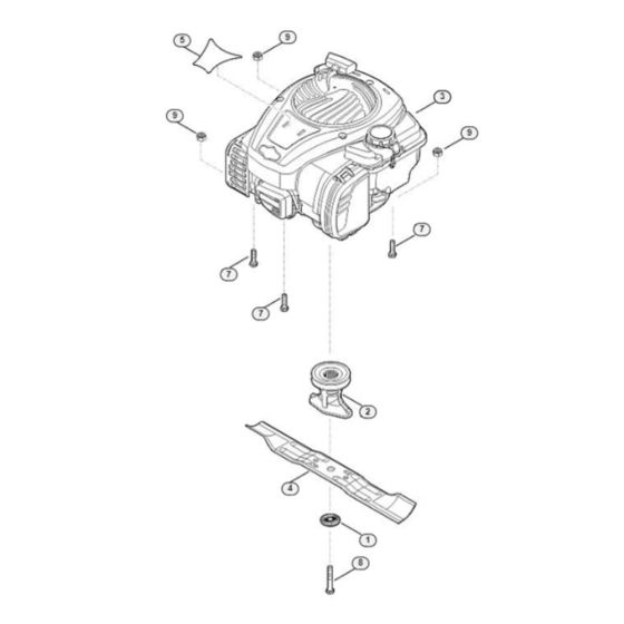 Chasis, Gear Box for Stihl RM 248.0 T Mower