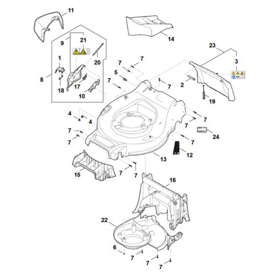 Housing Assembly for Stihl RM 248.3 T