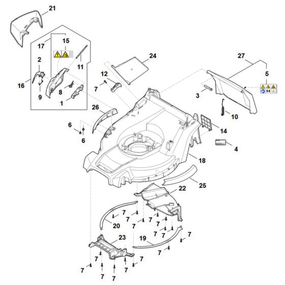 Housing Assembly for Stihl RM 453.3 V