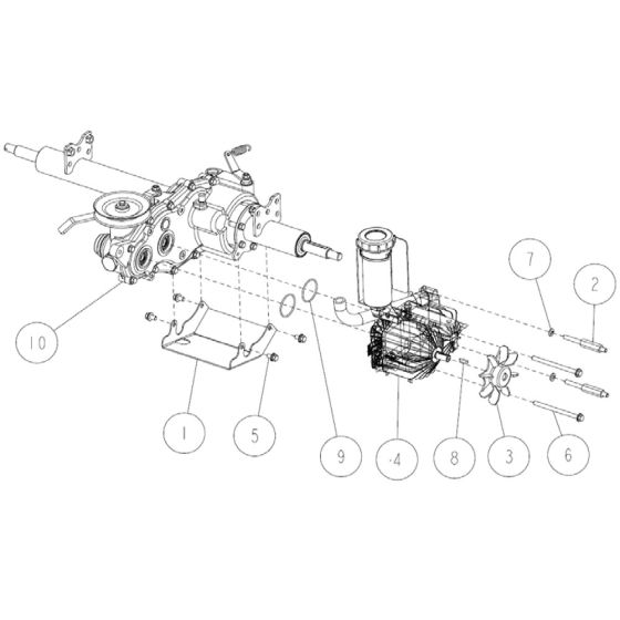 Transmission Assembly for OREC RM88 Mower
