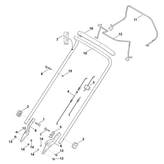 Handle for Stihl Mower