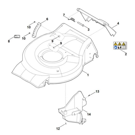 Housing for Stihl RM 253.2 T