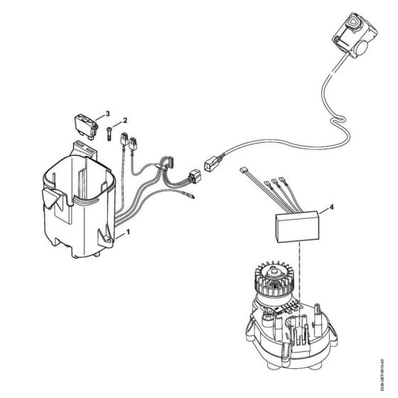 Battery Holder for Stihl RMA 410 C