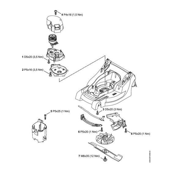 Stihl RMA 410 C Torques