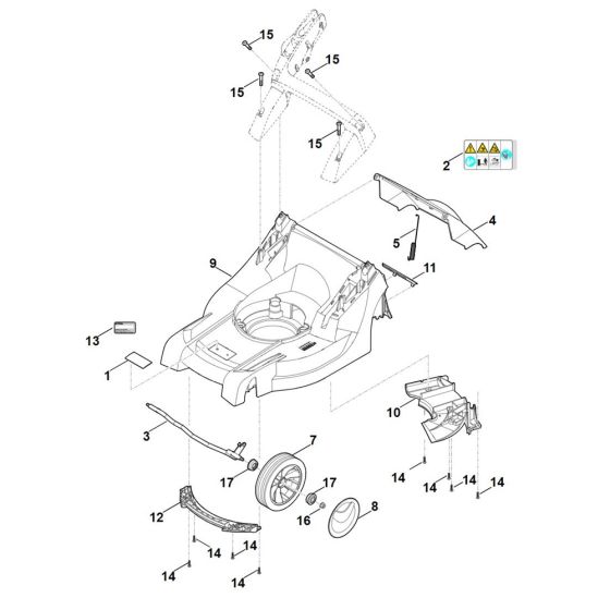 Front Axle Housing for Stihl