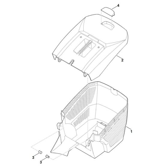 Grass Catcher Bag for Stihl Mower