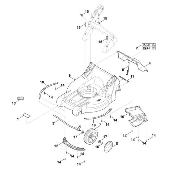 Front Axle Housing for Stihl