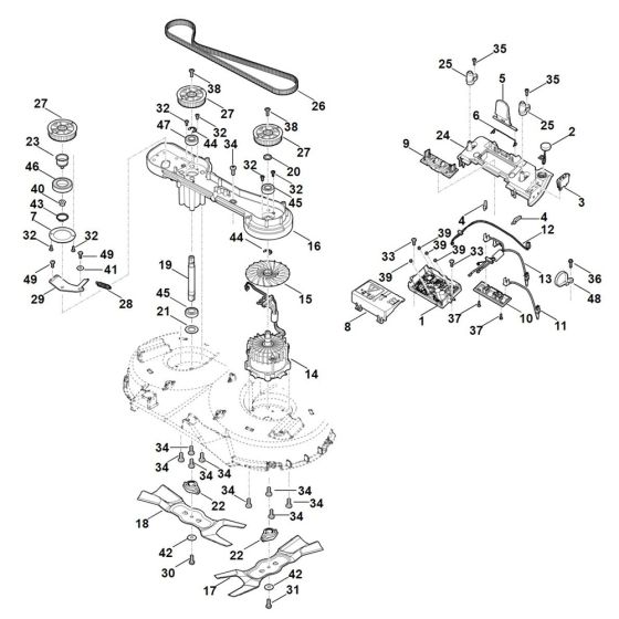 Stihl RMA 765.0 V Mower Parts