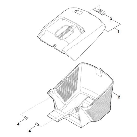 Grass Catcher Bag Assembly