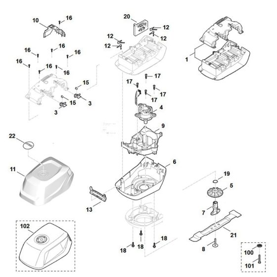 Engine, Blade Assembly