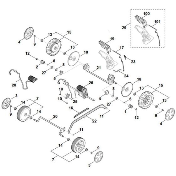 Chassis Assembly for Stihl
