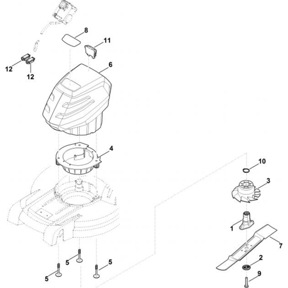 Engine, Blade for Stihl RMA 443.0 C Cold Pressure Washers.