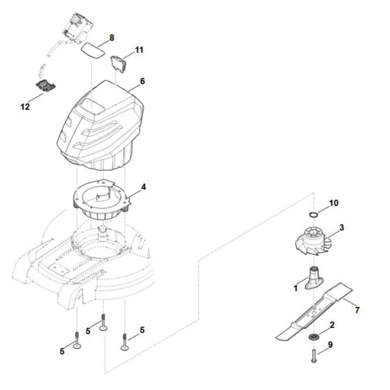 Engine & Blade Assembly