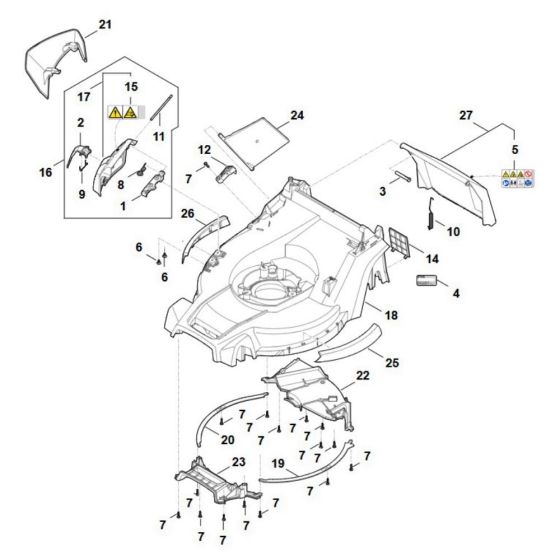 Housing Assembly for Stihl RMA 443.3 V