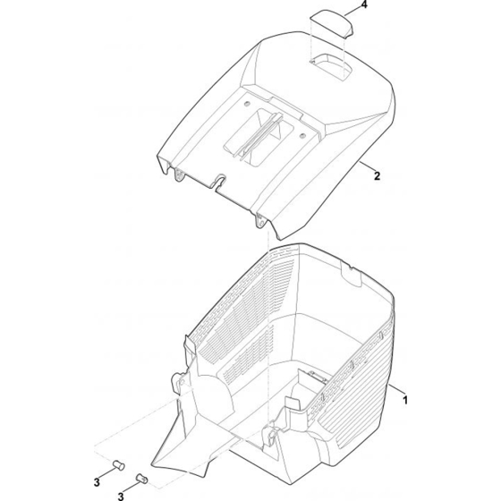 Grass Catcher Bag for Stihl RMA 448.0 TC Cold Pressure Washers.