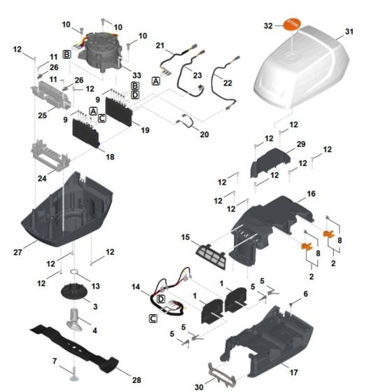 Engine & Blade Assembly