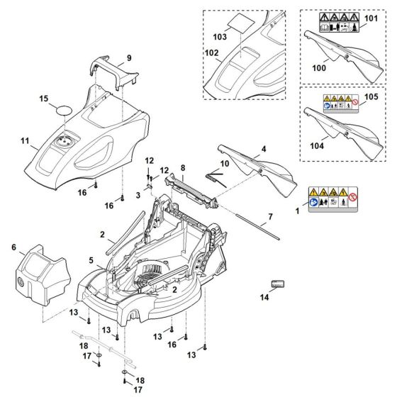 Housing Assembly for Stihl RME 235.0