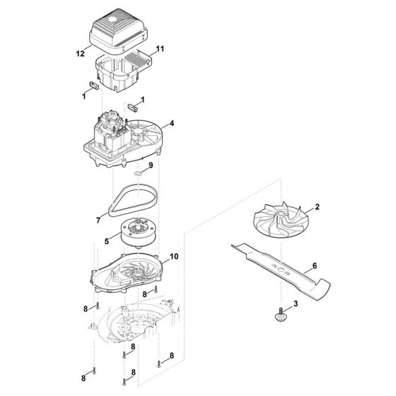 Engine & Blade Assembly