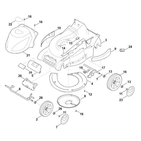 Stihl RME 545.0 C Chassis