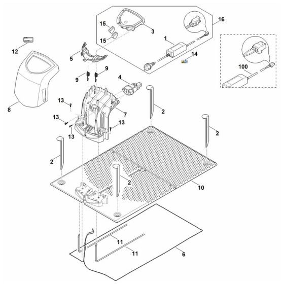 Docking Station for Stihl RMI 422.0