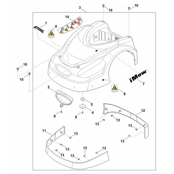Machine Cover for Stihl RMI 422.0