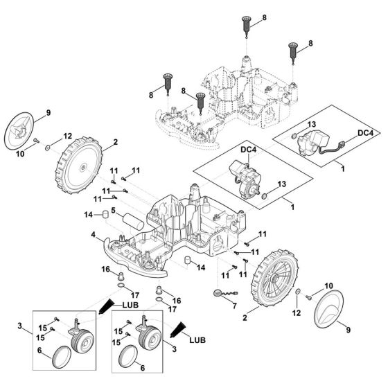 Lower Housing Assembly for Stihl RMI