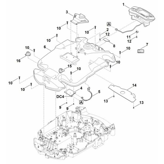 Upper Housing Assembly for Stihl