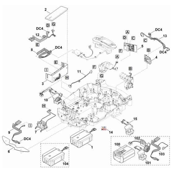 Stihl RMI 632.0 Electrical Assembly